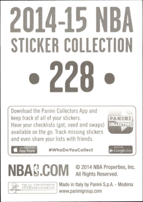 B3437- 2014-15 Panini Stickers Basketball #s 1-250 -You Pick- 15+ FREE US SHIP - Picture 451 of 495