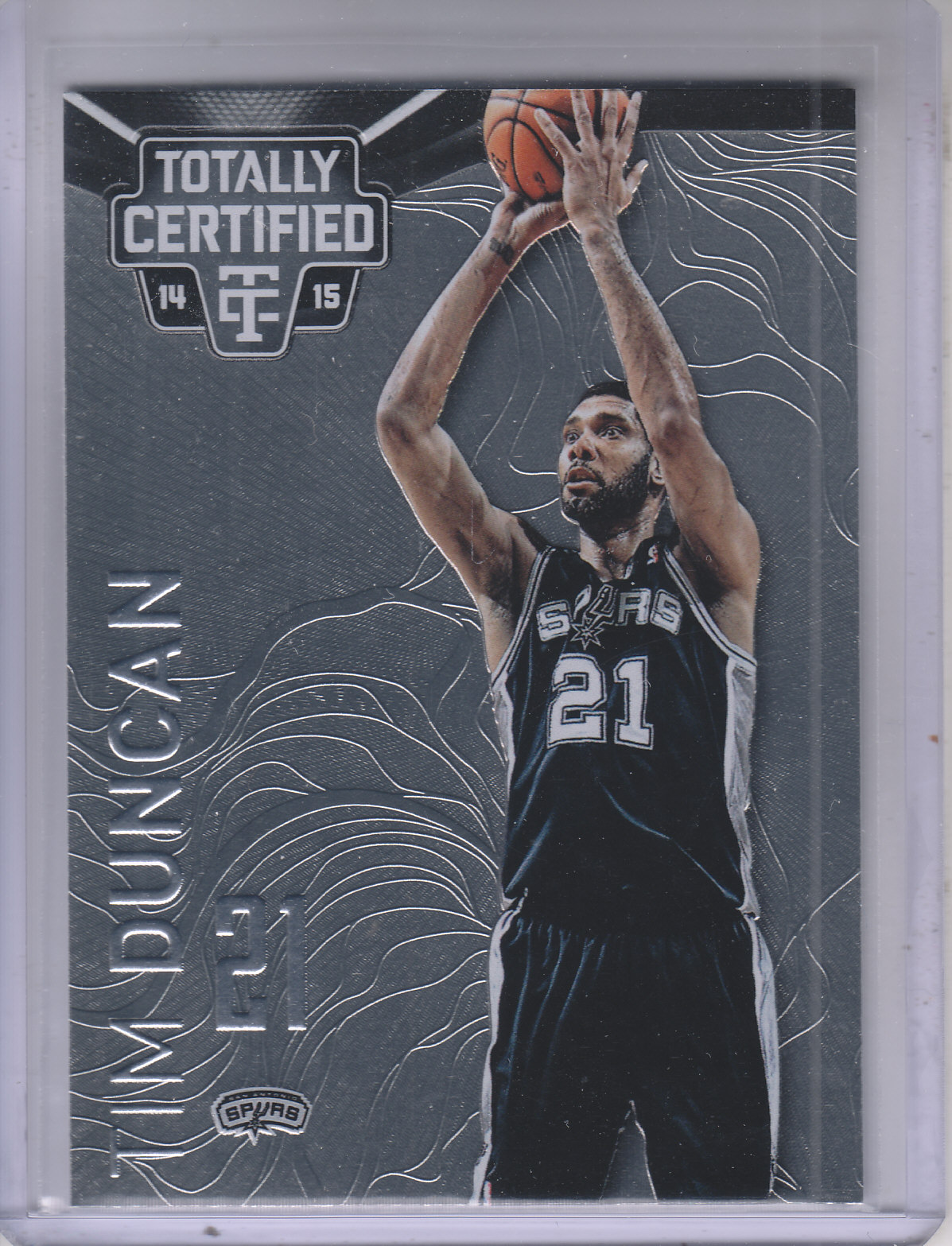 2014-15 Totally Certified #109A Tim Duncan