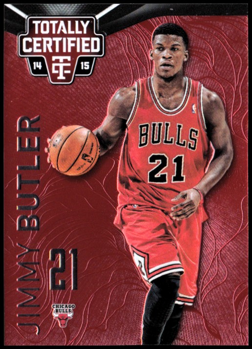 2014-15 Totally Certified Platinum Red #51 Jimmy Butler