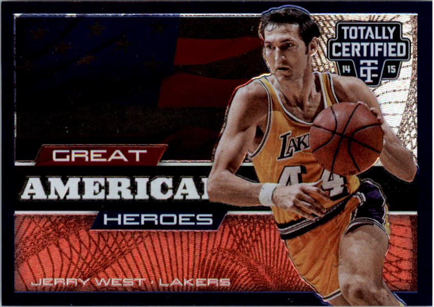 2014-15 Totally Certified Great American Heroes #28 Jerry West