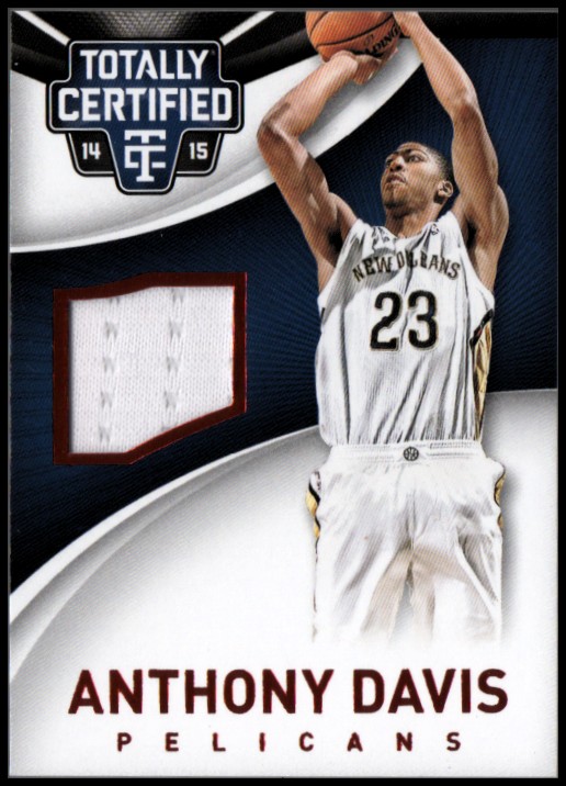 2014-15 Totally Certified Jerseys Red #10 Anthony Davis/249