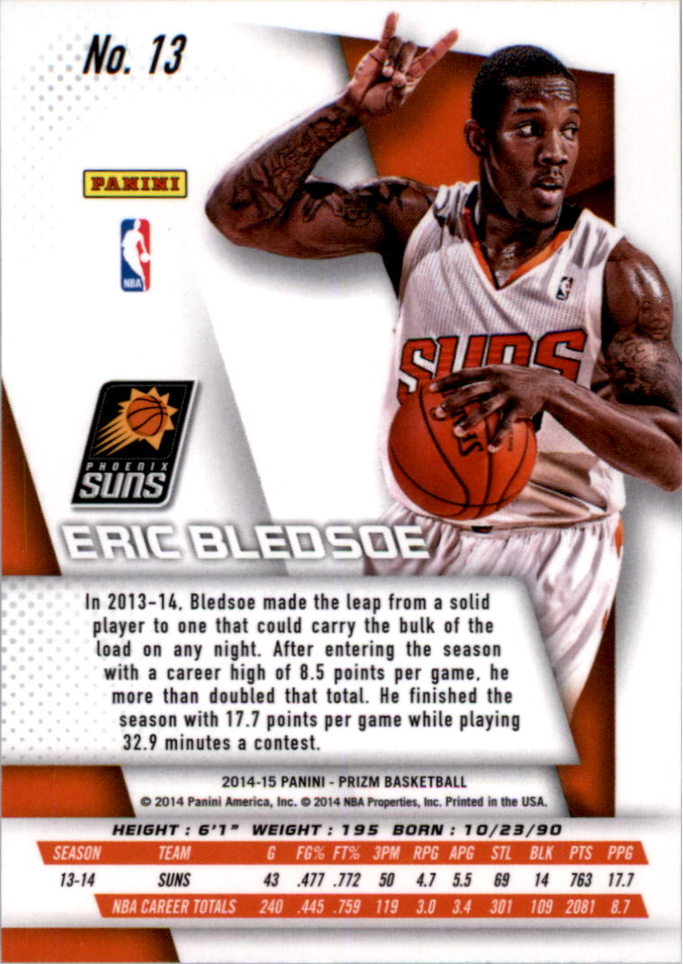 B3056- 2014-15 Panini Prizm Bk #s 1-300 +Inserts -You Pick- 15+ FREE US SHIP - Picture 25 of 457