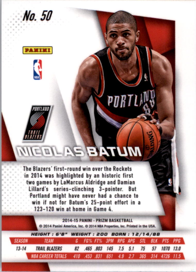 B3056- 2014-15 Panini Prizm Bk #s 1-300 +Inserts -You Pick- 15+ FREE US SHIP - Picture 91 of 457