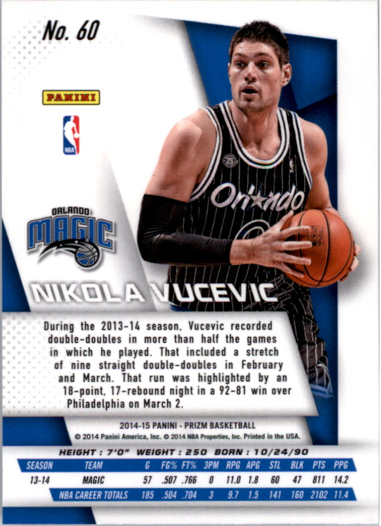 B3056- 2014-15 Panini Prizm Bk #s 1-300 +Inserts -You Pick- 15+ FREE US SHIP - Picture 107 of 457
