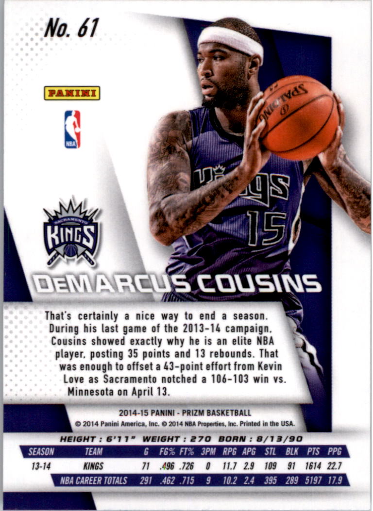 B3056- 2014-15 Panini Prizm Bk #s 1-300 +Inserts -You Pick- 15+ FREE US SHIP - Picture 109 of 457