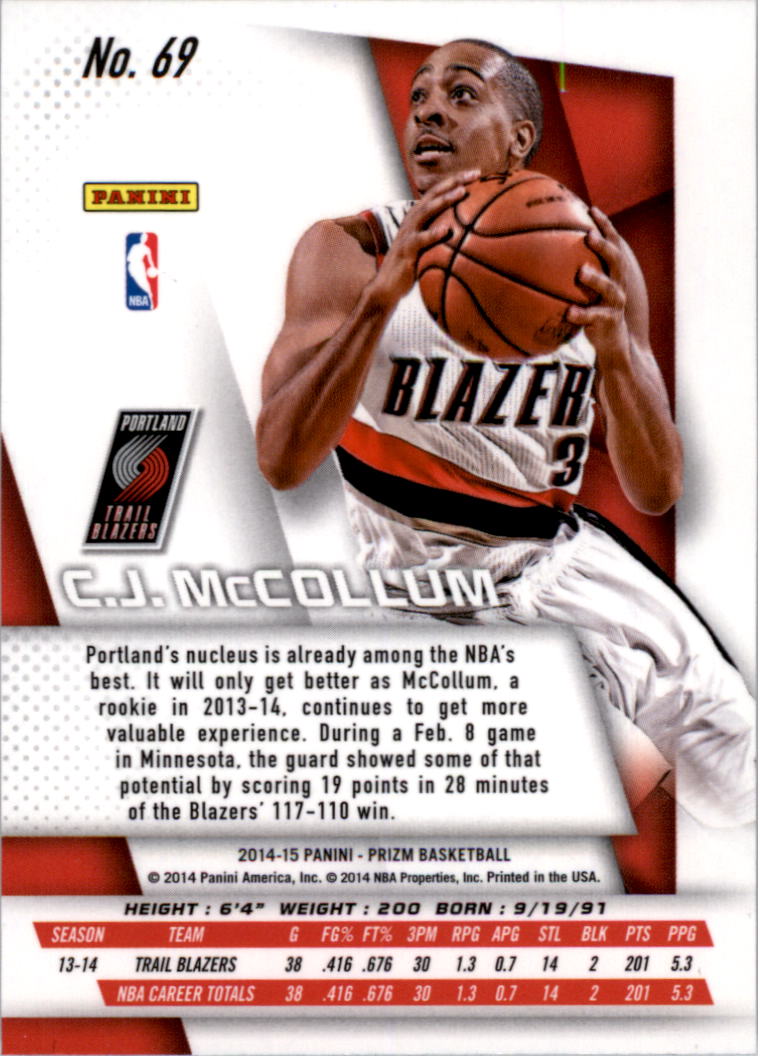B3056- 2014-15 Panini Prizm Bk #s 1-300 +Inserts -You Pick- 15+ FREE US SHIP - Picture 121 of 457