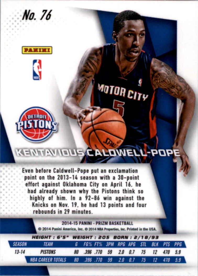 B3056- 2014-15 Panini Prizm Bk #s 1-300 +Inserts -You Pick- 15+ FREE US SHIP - Picture 133 of 457