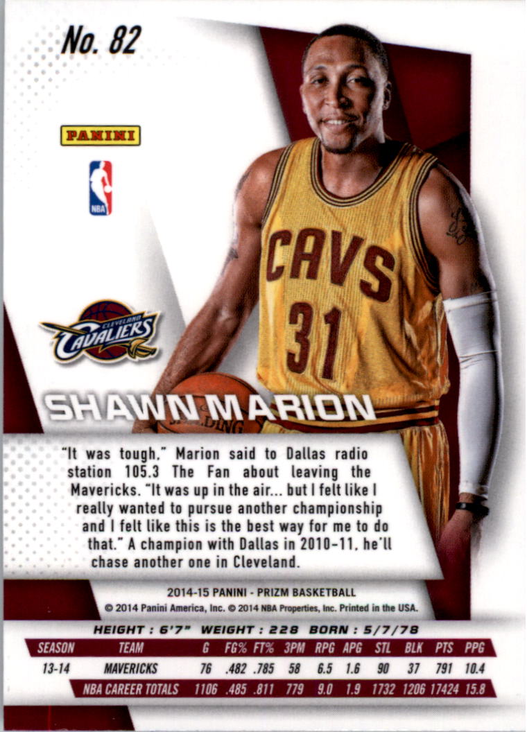 B3056- 2014-15 Panini Prizm Bk #s 1-300 +Inserts -You Pick- 15+ FREE US SHIP - Picture 143 of 457