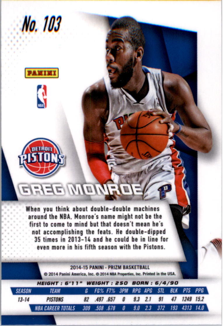 B3056- 2014-15 Panini Prizm Bk #s 1-300 +Inserts -You Pick- 15+ FREE US SHIP - Picture 169 of 457