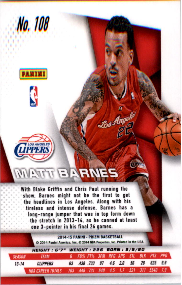 B3056- 2014-15 Panini Prizm Bk #s 1-300 +Inserts -You Pick- 15+ FREE US SHIP - Picture 177 of 457