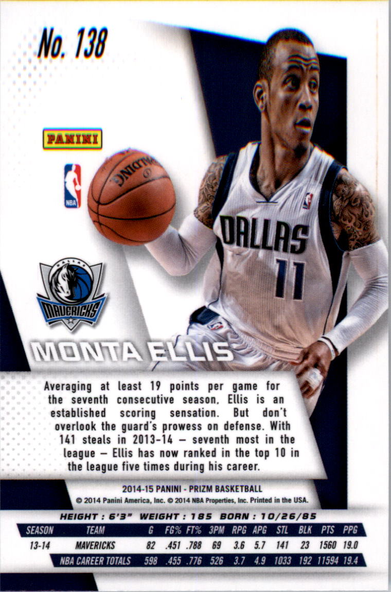 B3056- 2014-15 Panini Prizm Bk #s 1-300 +Inserts -You Pick- 15+ FREE US SHIP - Picture 225 of 457
