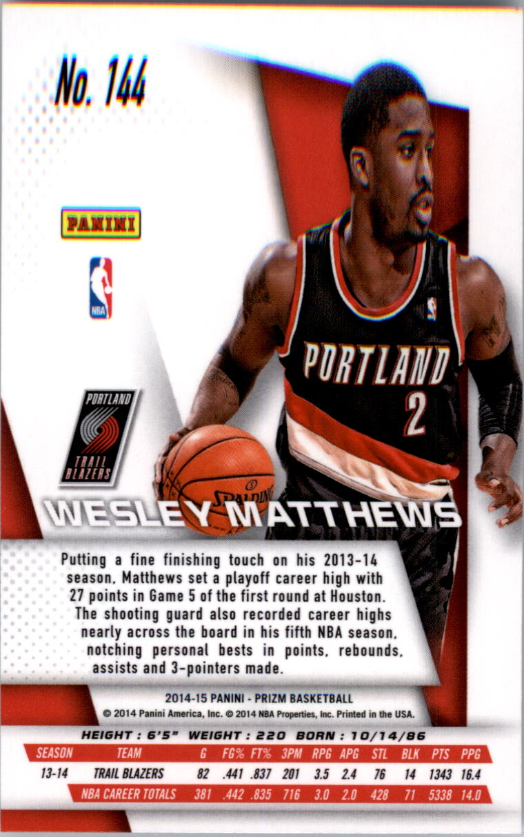 B3056- 2014-15 Panini Prizm Bk #s 1-300 +Inserts -You Pick- 15+ FREE US SHIP - Picture 235 of 457