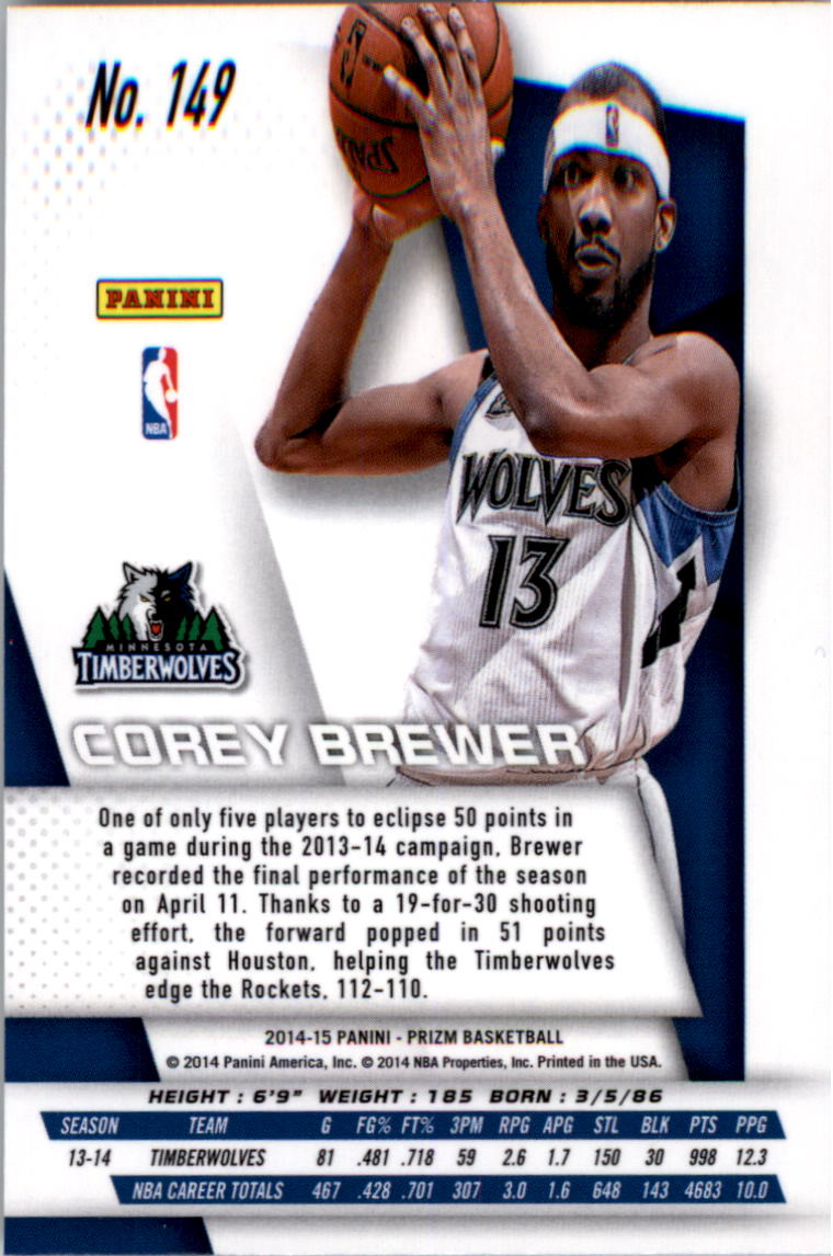 B3056- 2014-15 Panini Prizm Bk #s 1-300 +Inserts -You Pick- 15+ FREE US SHIP - Picture 245 of 457