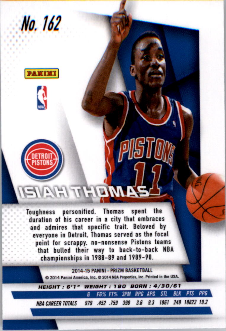 Isiah Thomas cards (1989-2021) Pistons - You Choose - Picture 51 of 61