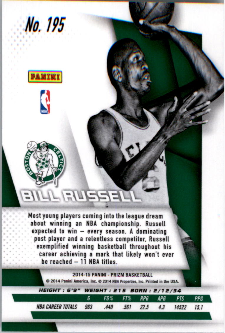 B3056- 2014-15 Panini Prizm Bk #s 1-300 +Inserts -You Pick- 15+ FREE US SHIP - Picture 313 of 457