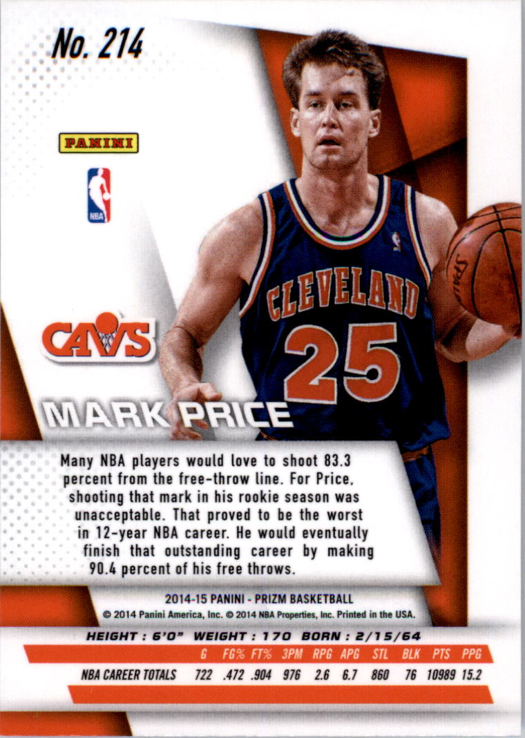 B3056- 2014-15 Panini Prizm Bk #s 1-300 +Inserts -You Pick- 15+ FREE US SHIP - Picture 341 of 457