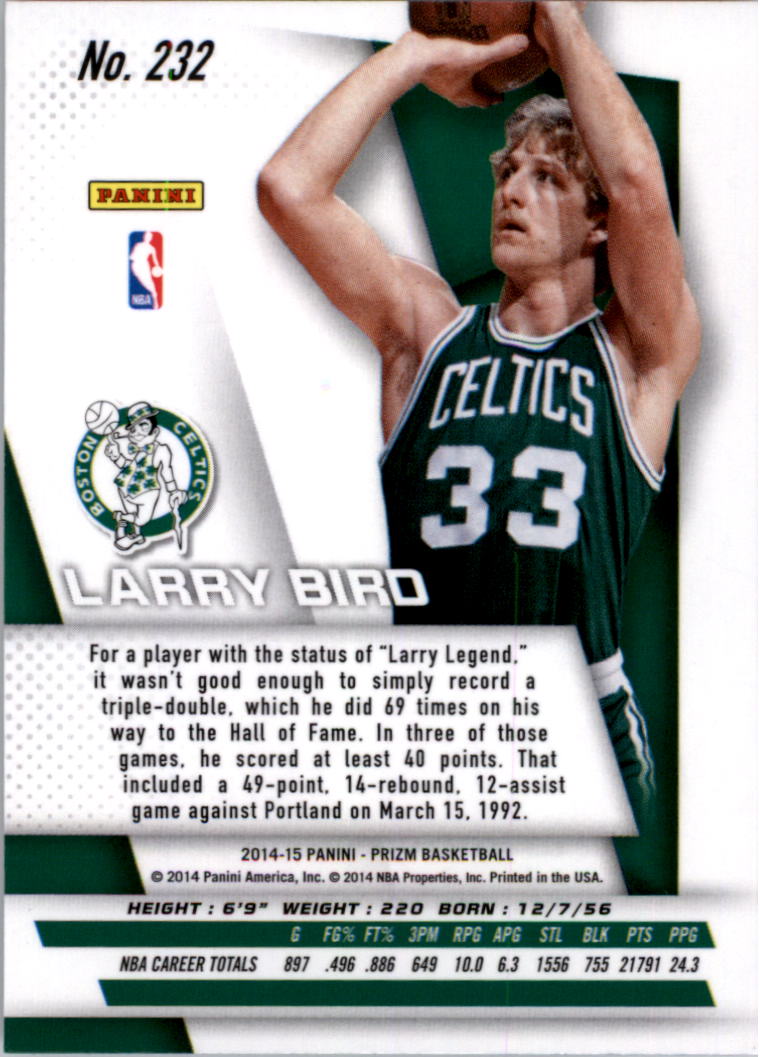 B3056- 2014-15 Panini Prizm Bk #s 1-300 +Inserts -You Pick- 15+ FREE US SHIP - Picture 369 of 457
