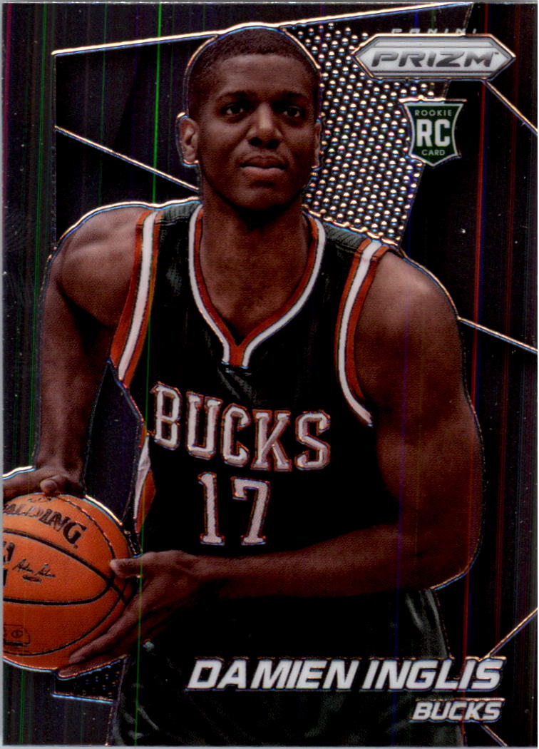 2014-15 Panini Prizm Milwaukee Bucks Basketball Card #299 Damien Inglis Rookie. rookie card picture