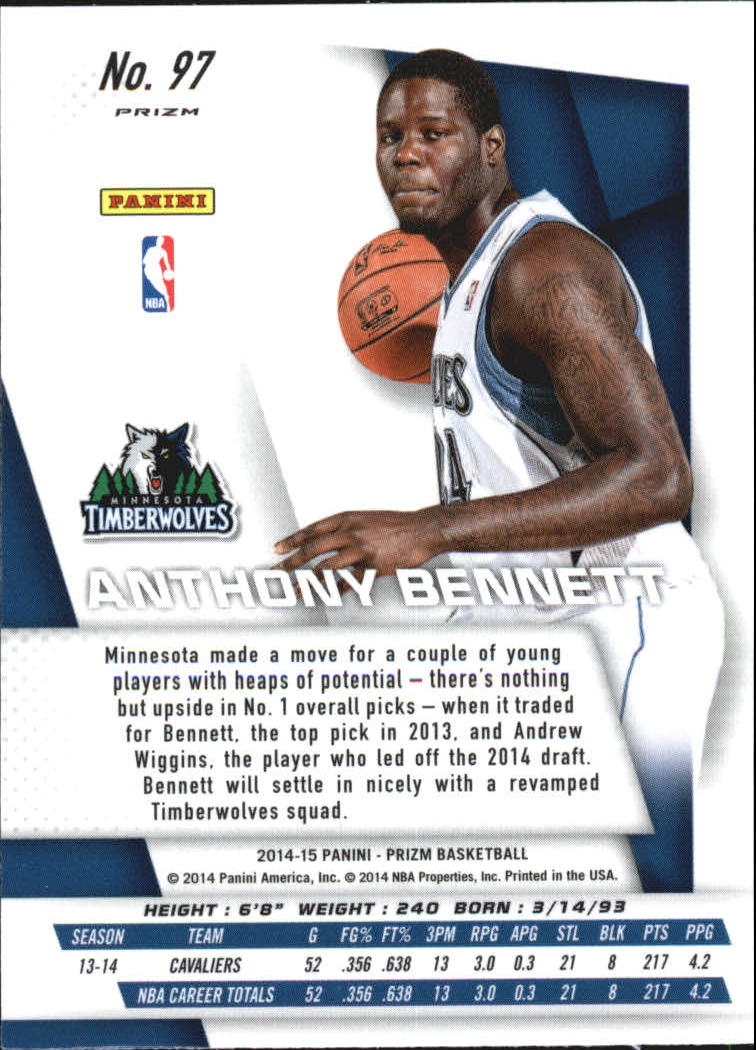 2014-15 Panini Prizm Prizms (argento) SCEGLI TU - Foto 64 di 152