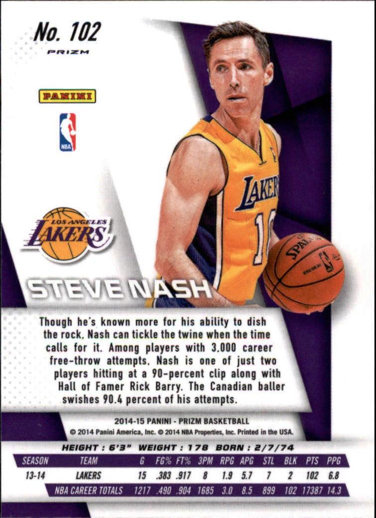 2014-15 Panini Prizm Prizms (argento) SCEGLI TU - Foto 66 di 152