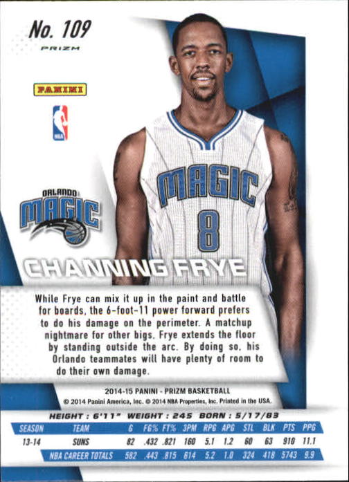 2014-15 Panini Prizm Prizms (argento) SCEGLI TU - Foto 72 di 152