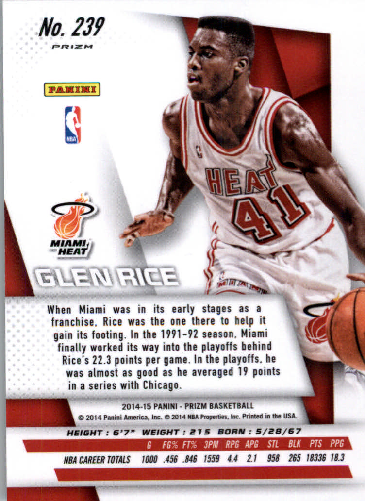 2014-15 Panini Prizm Prizms (argento) SCEGLI TU - Foto 139 di 152