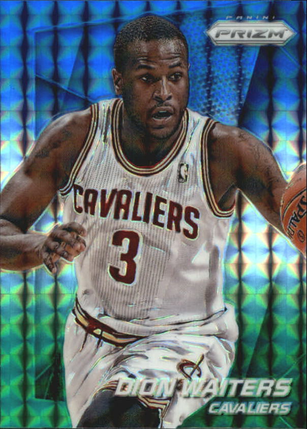 2014-15 Panini Prizm Prizms Blue and Green Mosaic #111 Dion Waiters