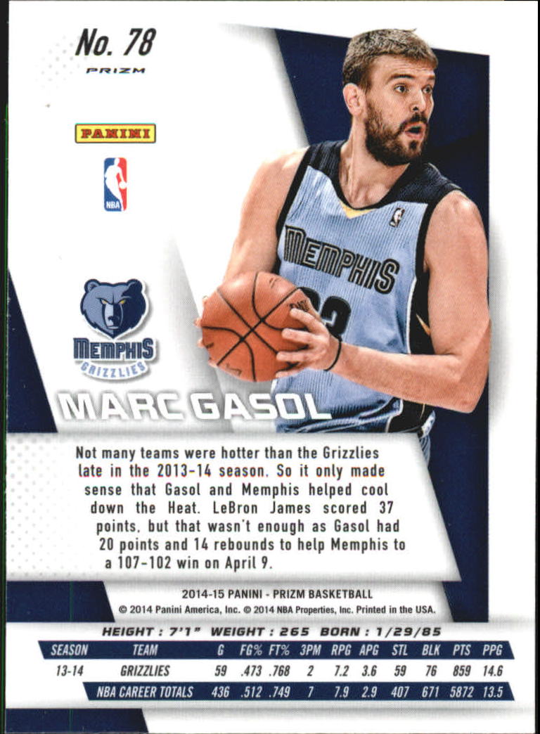 B3056- 2014-15 Panini Prizm Bk #s 1-300 +Inserts -You Pick- 15+ FREE US SHIP - Picture 440 of 457