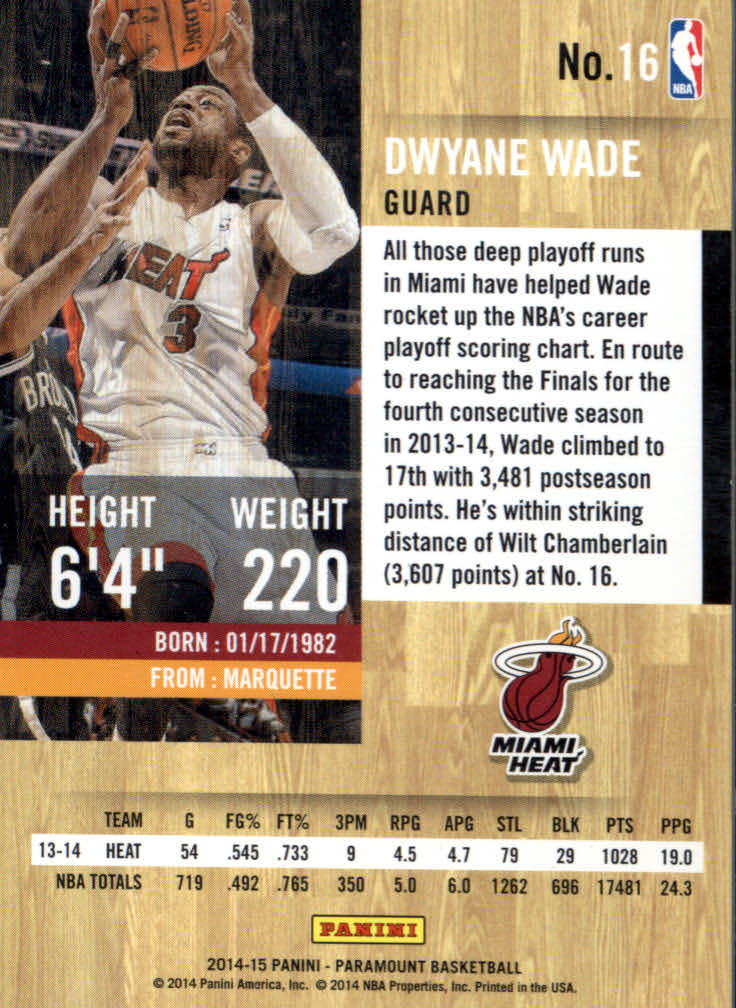 Dwyane Wade cards (2004-2022) Heat Bulls Marquette - You Choose - Picture 172 of 232