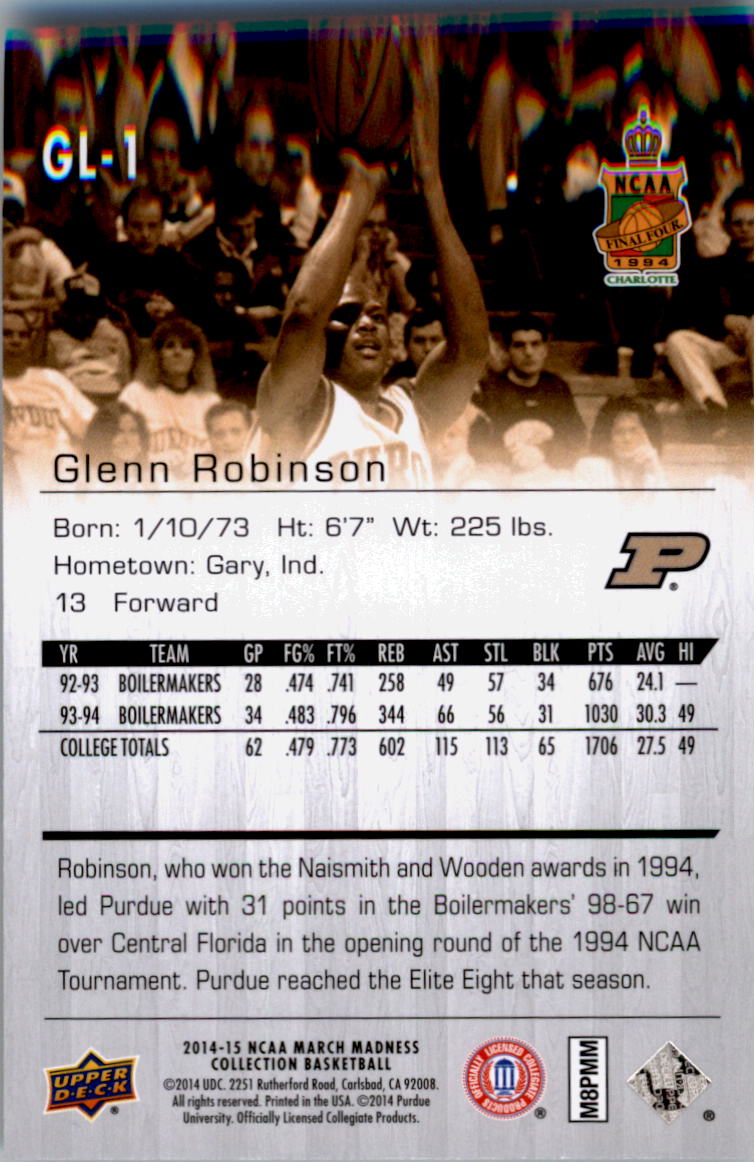 Collezione Upper Deck March Madness 2014-15 SCEGLI TU - Foto 155 di 371