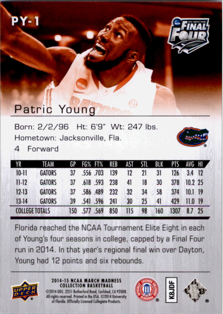 Collezione Upper Deck March Madness 2014-15 SCEGLI TU - Foto 283 di 371