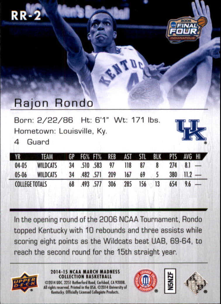 Collezione Upper Deck March Madness 2014-15 SCEGLI TU - Foto 291 di 371
