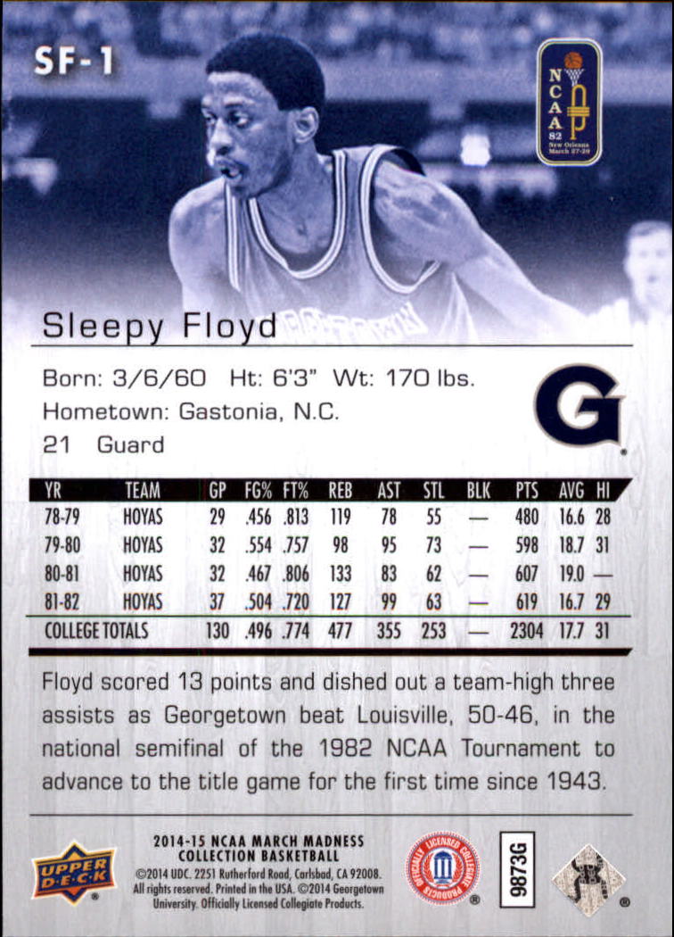 Collezione Upper Deck March Madness 2014-15 SCEGLI TU - Foto 321 di 371