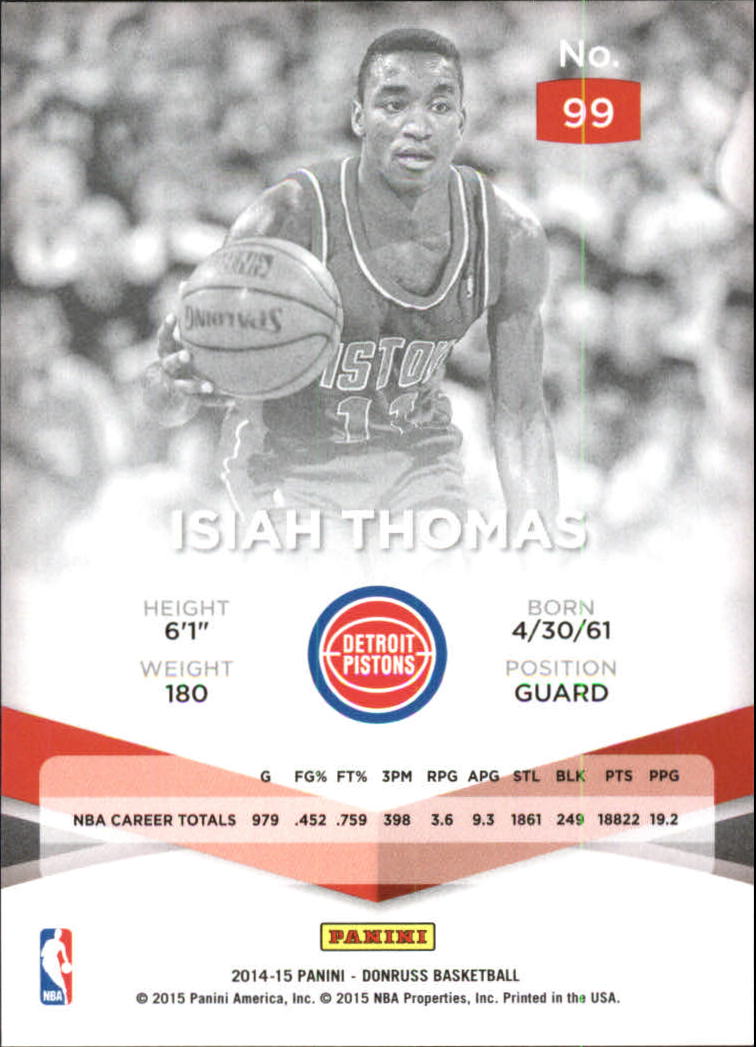 B0435- 2014-15 Elite Basketball Card #s 1-100 -You Pick- 15+ FREE US SHIP - Picture 133 of 133