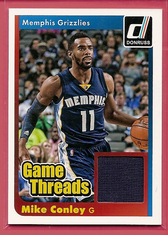 2014-15 Donruss Game Threads #17 Mike Conley