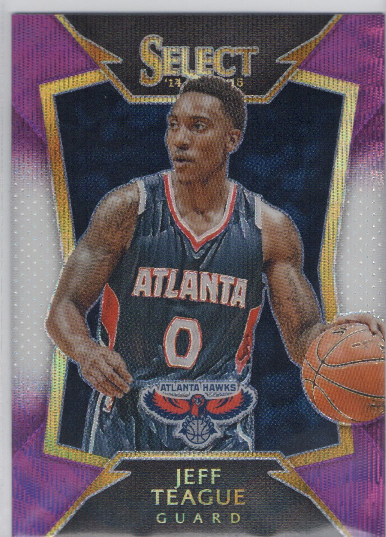 2014-15 Select Prizms Purple and White #72 Jeff Teague CON