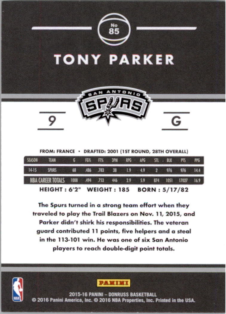 Sports Card Back