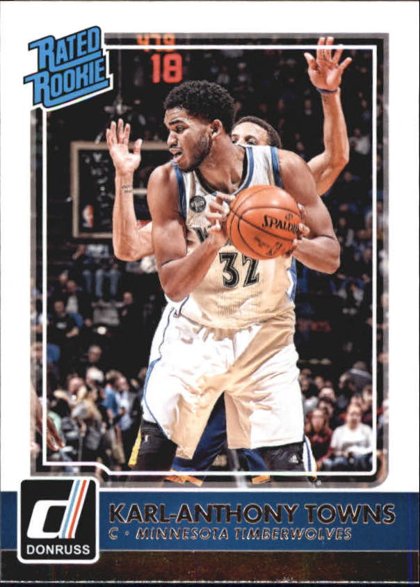 2015-16 Donruss #208 Karl-Anthony Towns RC