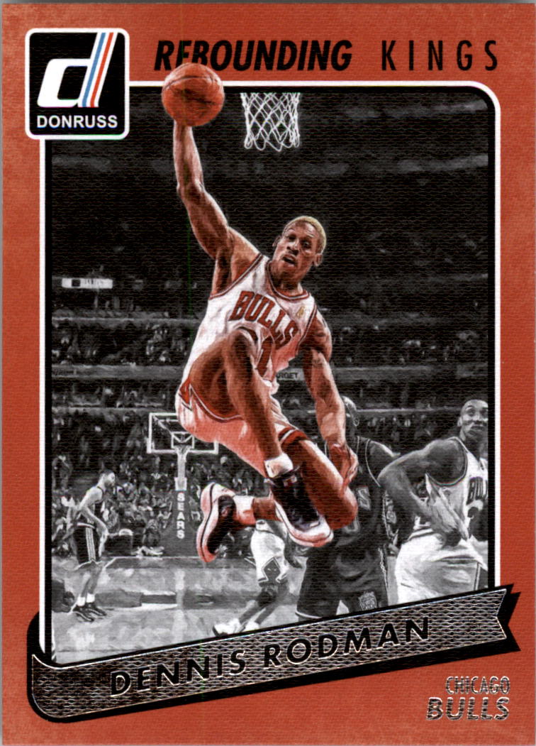 2015-16 Donruss Rebounding Kings #9 Dennis Rodman