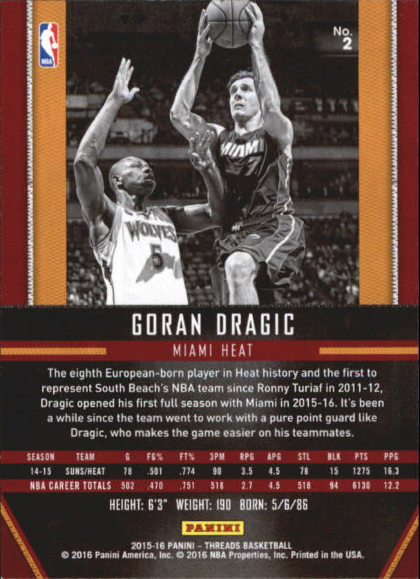 A0774- 2015-16 Panini Threads BK #S 1-331 + Einsätze -du Pick- 15 + Gratis US - Bild 5 von 386