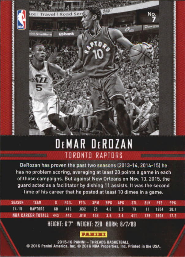 A0774- 2015-16 Panini Threads BK #S 1-331 + Einsätze -du Pick- 15 + Gratis US - Bild 15 von 386