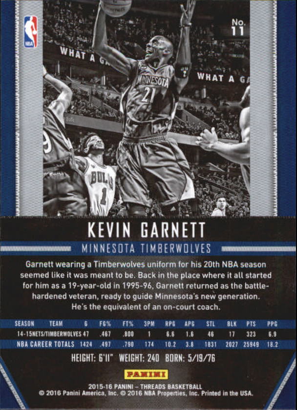 A0774- 2015-16 Panini Threads BK #S 1-331 + Einsätze -du Pick- 15 + Gratis US - Bild 23 von 386