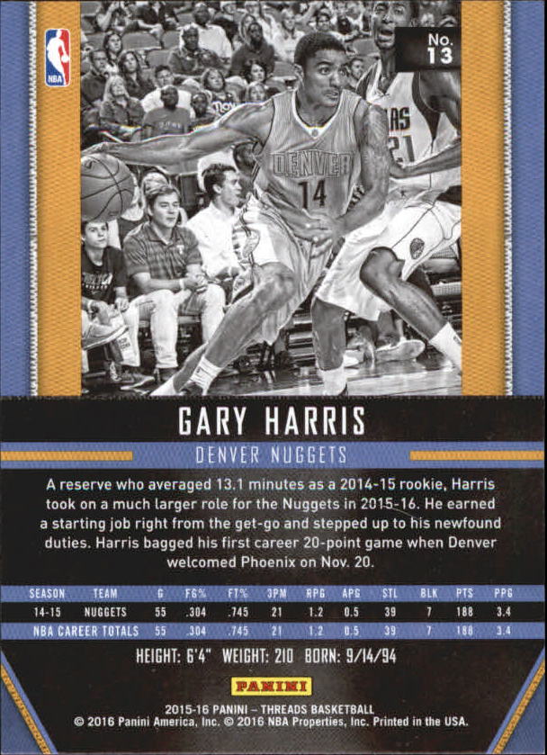 A0774- 2015-16 Panini Threads BK #S 1-331 + Einsätze -du Pick- 15 + Gratis US - Bild 27 von 386