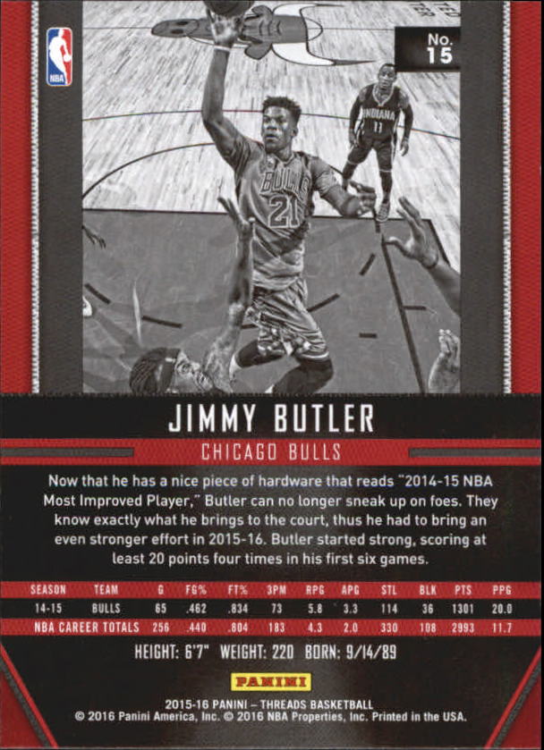 A0774- 2015-16 Panini Threads BK #S 1-331 + Einsätze -du Pick- 15 + Gratis US - Bild 31 von 386