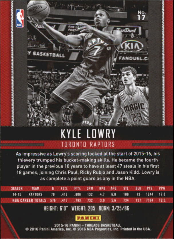 A0774- 2015-16 Panini Threads BK #S 1-331 + Einsätze -du Pick- 15 + Gratis US - Bild 35 von 386