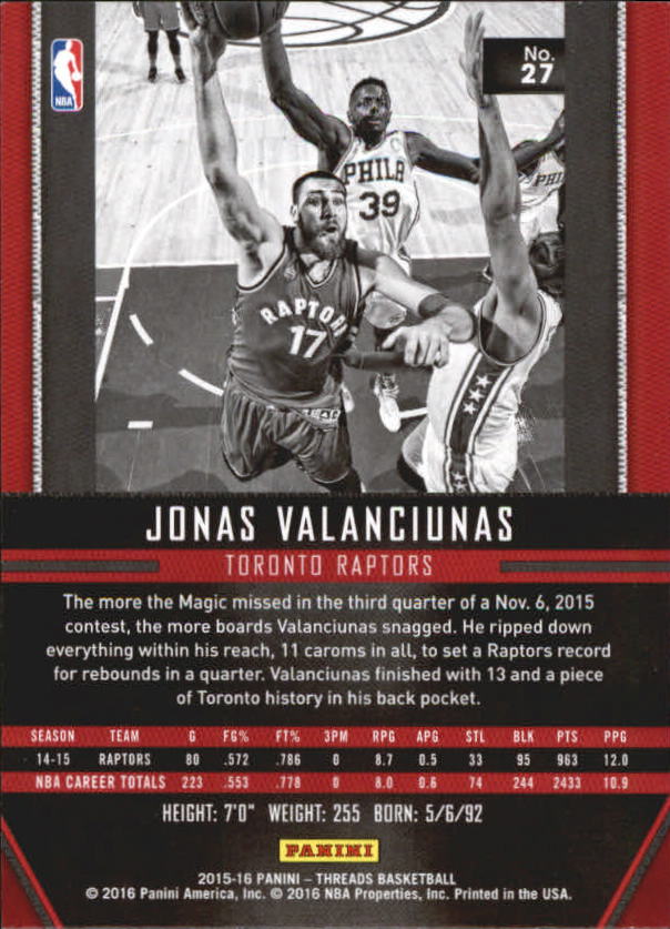 A0774- 2015-16 Panini Threads BK #S 1-331 + Einsätze -du Pick- 15 + Gratis US - Bild 55 von 386