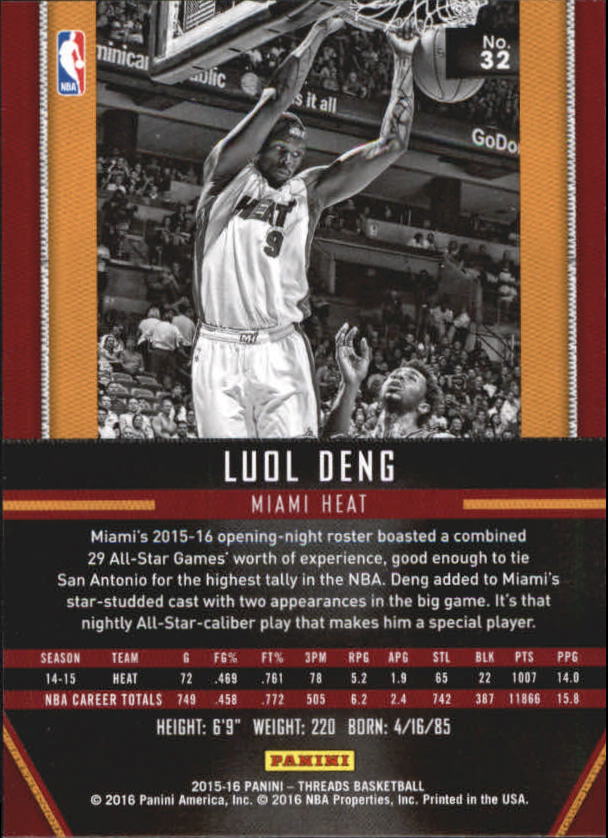 A0774- 2015-16 Panini Threads BK #S 1-331 + Einsätze -du Pick- 15 + Gratis US - Bild 65 von 386