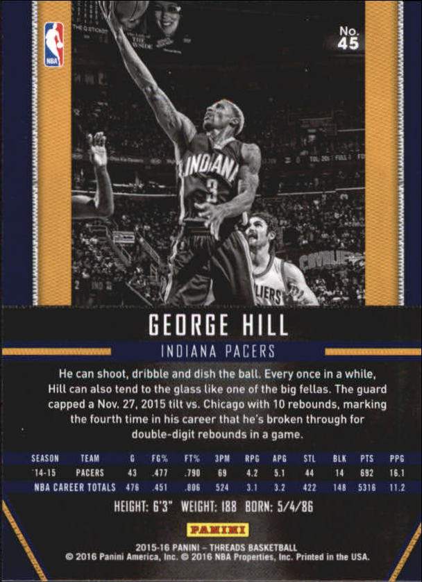 A0774- 2015-16 Panini Threads BK #S 1-331 + Einsätze -du Pick- 15 + Gratis US - Bild 91 von 386
