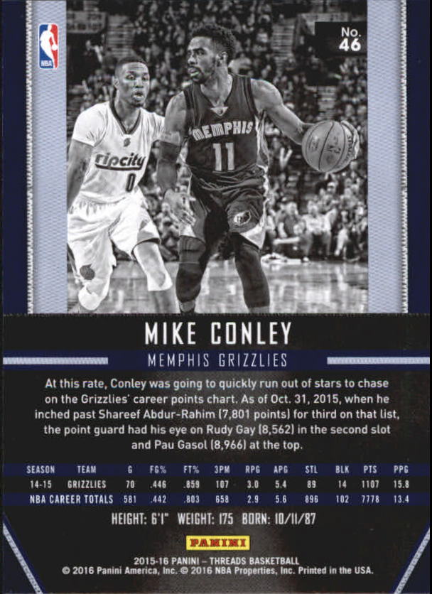 A0774- 2015-16 Panini Threads BK #S 1-331 + Einsätze -du Pick- 15 + Gratis US - Bild 93 von 386