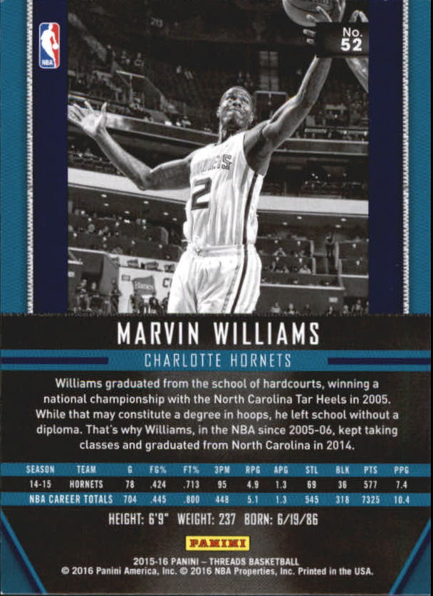 A0774- 2015-16 Panini Threads BK #S 1-331 + Einsätze -du Pick- 15 + Gratis US - Bild 105 von 386